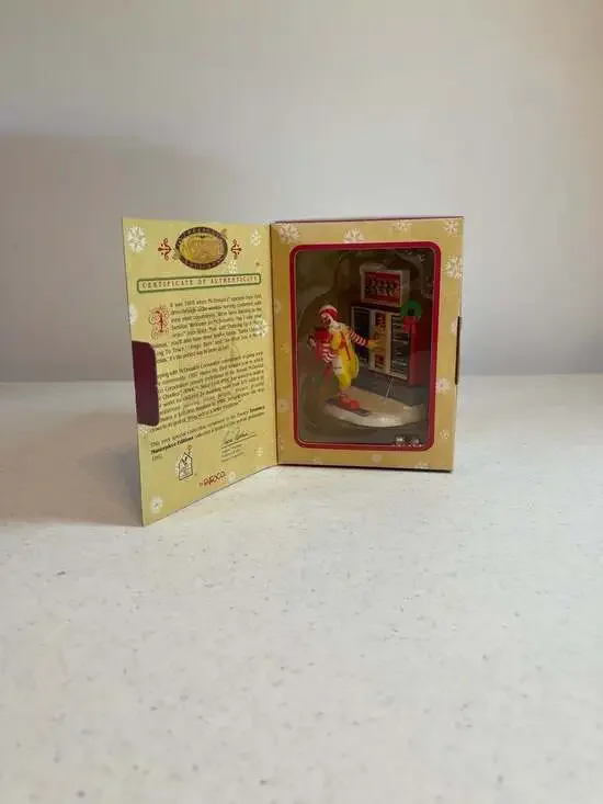 McDonalds Ordering Up A Merry Christmas Musical Ornament Enesco Treasury - Picture 16 of 16